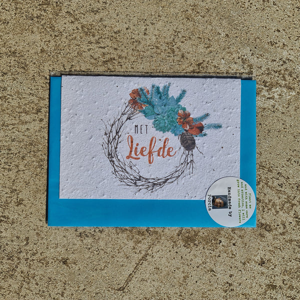 Met Liefde - Growing Paper Greeting Card