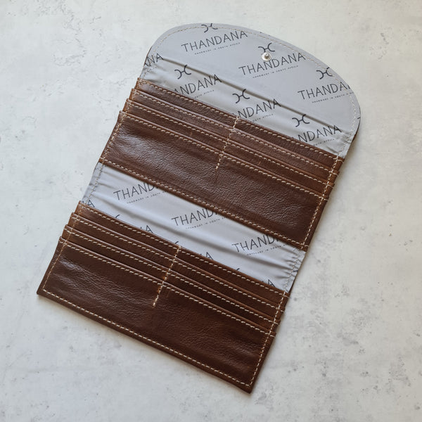 Ladies Leather Purse - Tobacco