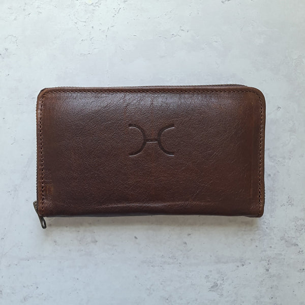 Ladies Large Purse - Tobacco