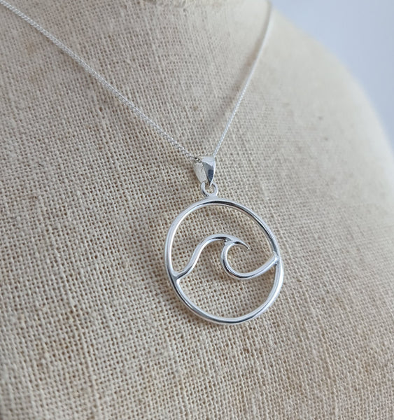 Wave - Sterling Silver Pendant