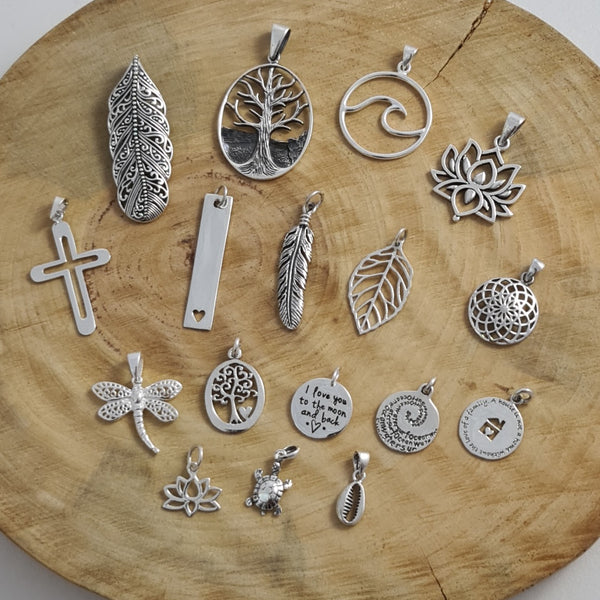 Tree of Life Heart Sterling Silver Pendant