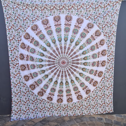 Candy Crush Queen Mandala Throw