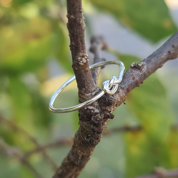 Sterling Silver Knot Ring