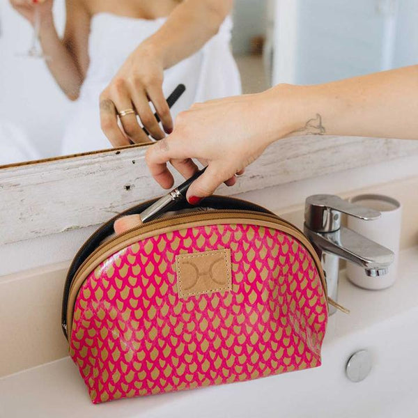 Big Mouth Bag - Laminated Fabric - Geo - Moonstruck