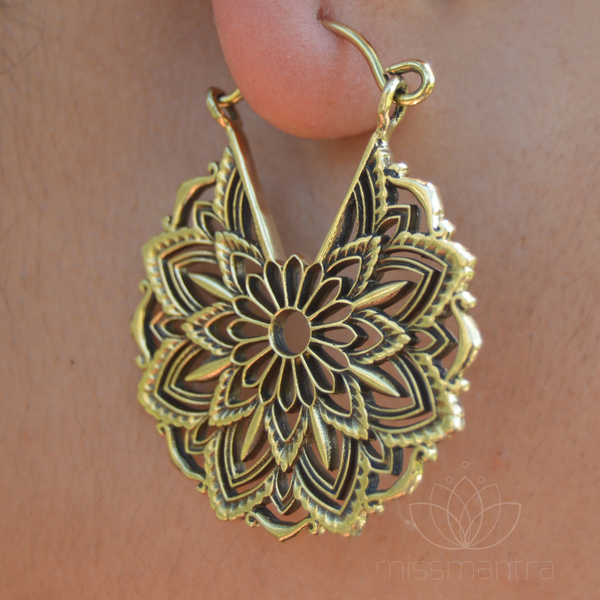Mandala Brass Clasps