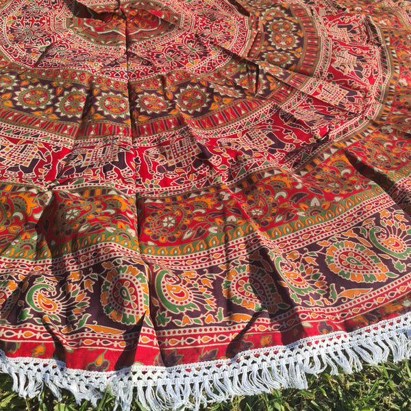Zara Mandala Roundie - Tassel Fringe