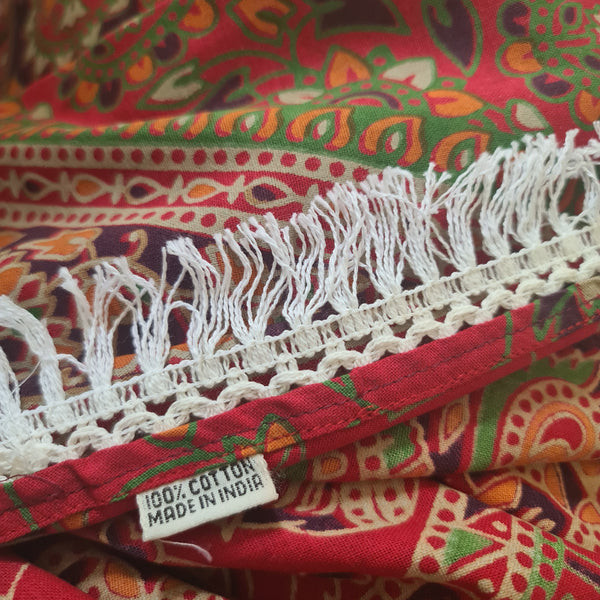 Zara Mandala Roundie - Tassel Fringe