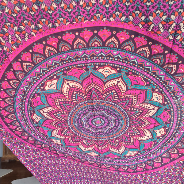 Amethyst Lotus Twin Throw