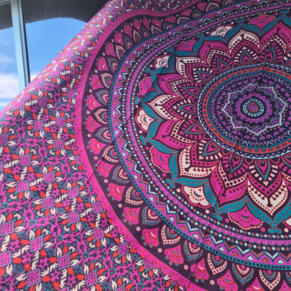 Amethyst Lotus Twin Throw