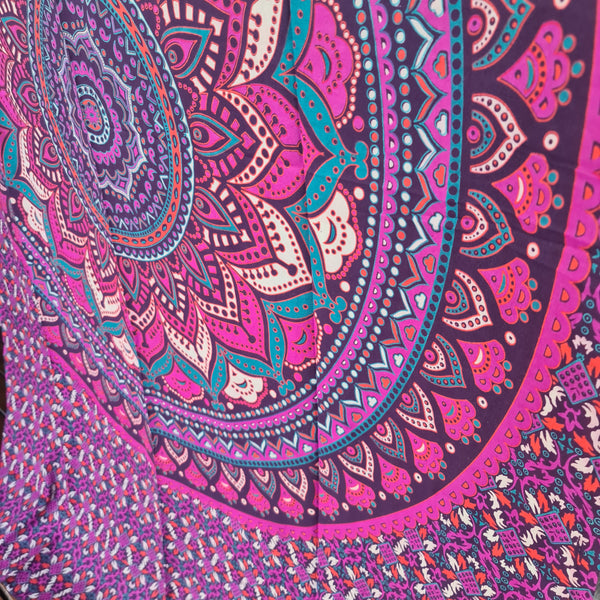 Amethyst Lotus Twin Throw