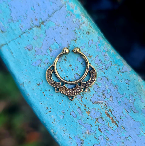 Gypsy Septum Ring - Clip on