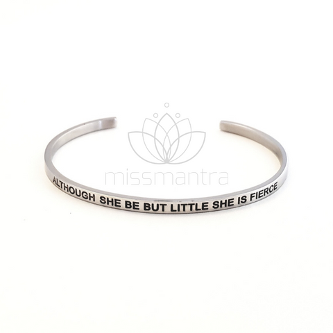 Although she be but little she is fierce