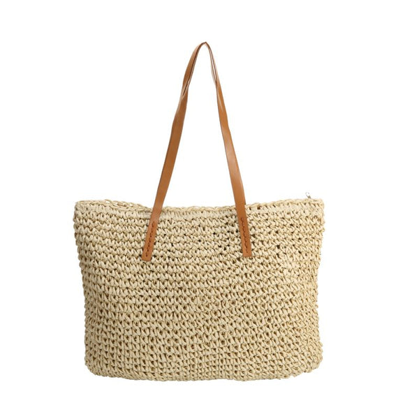 Crochet Basket Bag - Cream