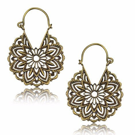 Mandala Brass Clasps