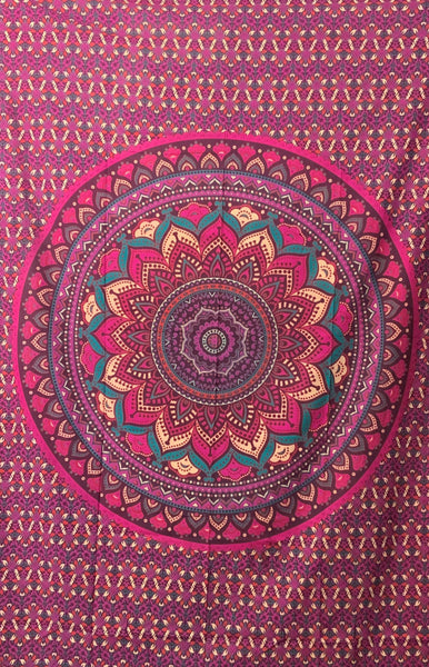 Amethyst Lotus Twin Throw
