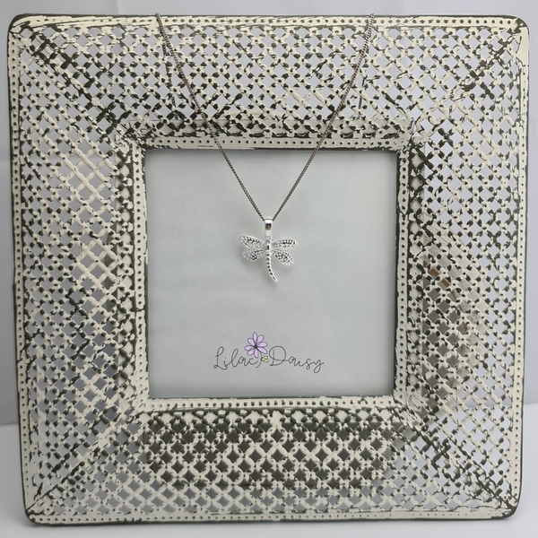 Dragonfly Sterling Silver Pendant