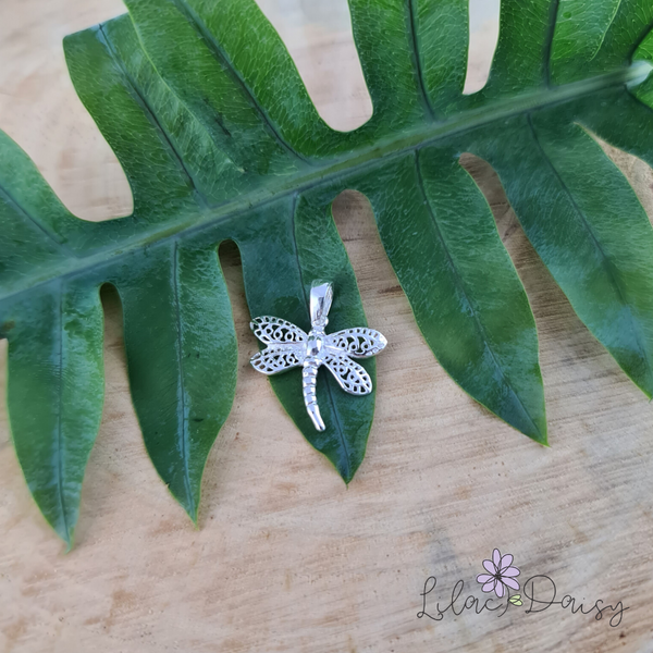 Dragonfly Sterling Silver Pendant