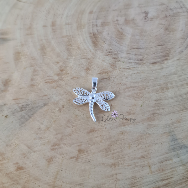 Dragonfly Sterling Silver Pendant