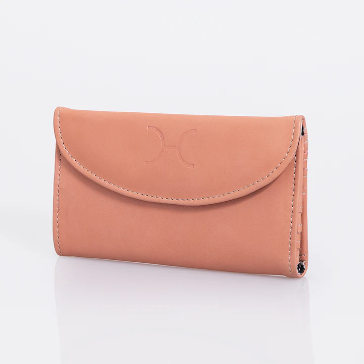 Ladies Leather Purse - Pink