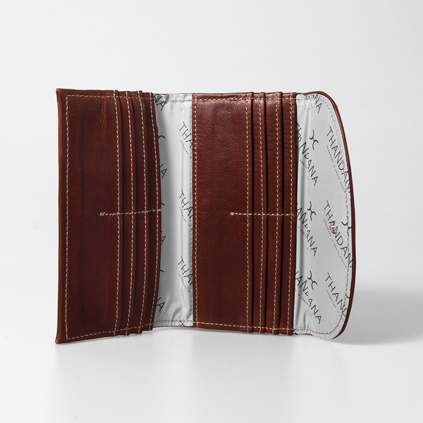 Ladies Leather Purse - Tobacco