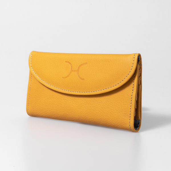 Ladies Leather Purse - Mustard