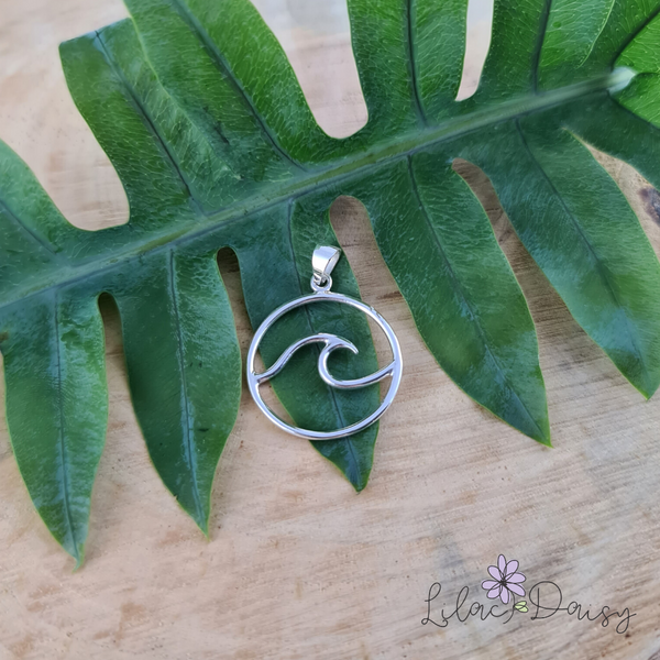 Wave - Sterling Silver Pendant