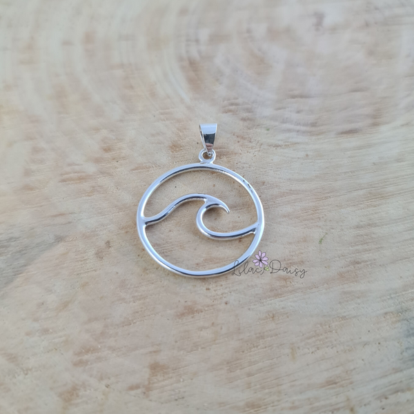 Wave - Sterling Silver Pendant