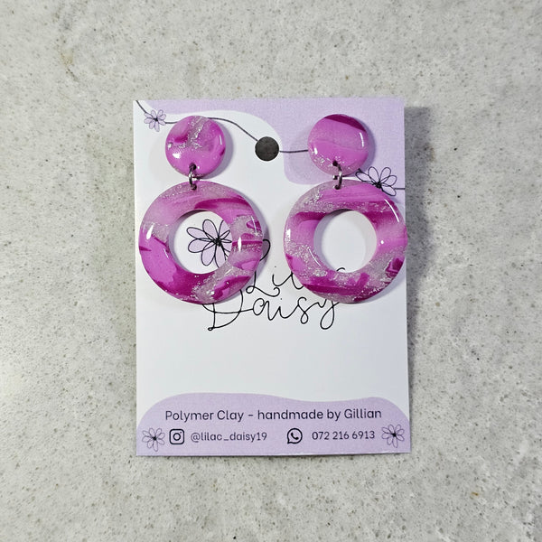 Polymer Clay Earring - LD216