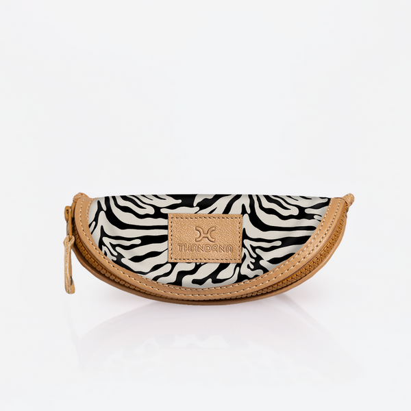 Glasses Case | Laminated Fabric - Nomad Stripe - Pitch