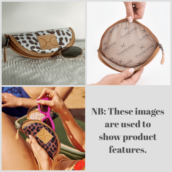 Glasses Case | Laminated Fabric - Nomad Stripe - Pitch
