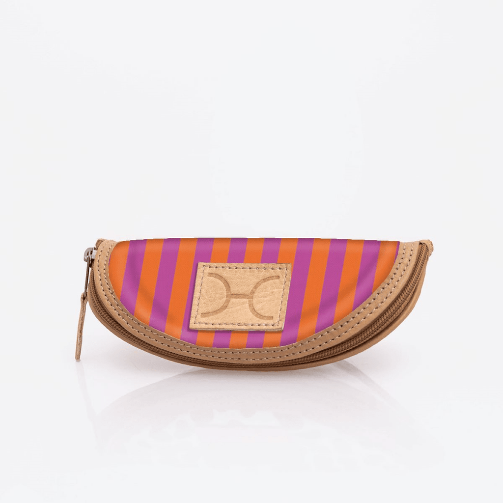 Glasses Case | Laminated Fabric - Linear - Preppy