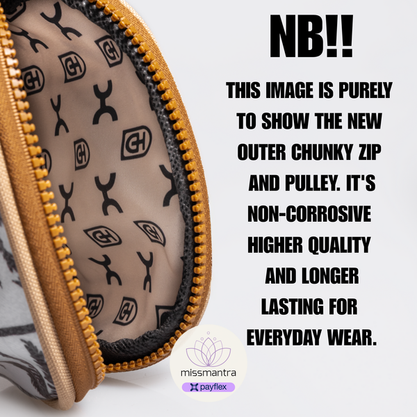Big Mouth Bag - Laminated Fabric - Midnight Pony - Cherry