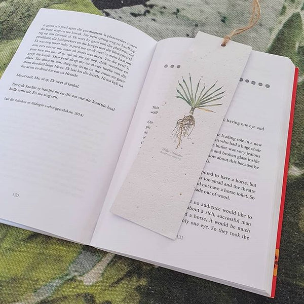 Rhino - Growing Paper Bookmark