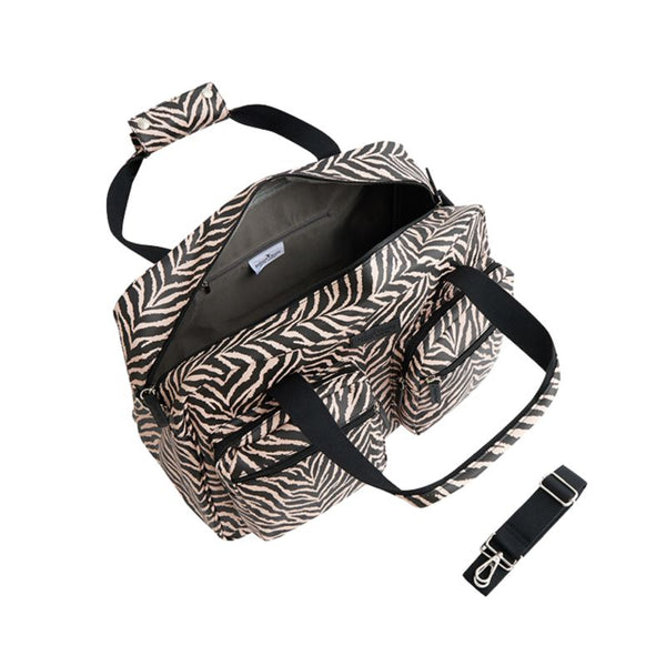 SoGood-Candy Weekender Bag - Zebra