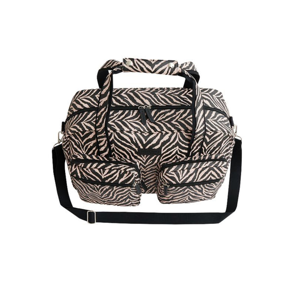 SoGood-Candy Weekender Bag - Zebra