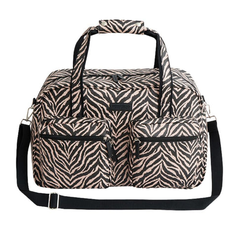 SoGood-Candy Weekender Bag - Zebra