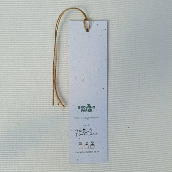 Protea - Growing Paper Bookmark