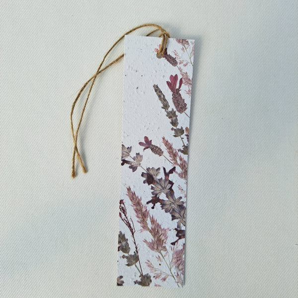 Lavender Bouquet - Growing Paper Bookmark