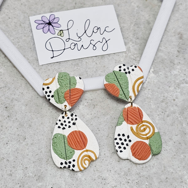 Polymer Clay Earring - LD617