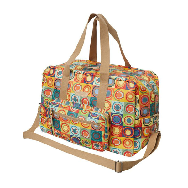 SoGood-Candy Weekender Bag - Bright Circles