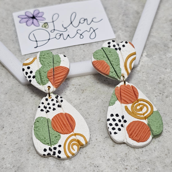 Polymer Clay Earring - LD617