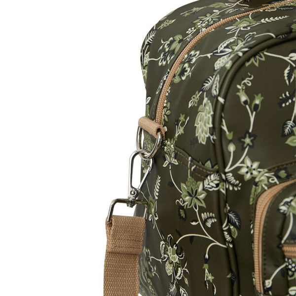 SoGood-Candy Weekender Bag - Green Floral