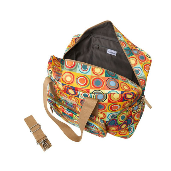 SoGood-Candy Weekender Bag - Bright Circles