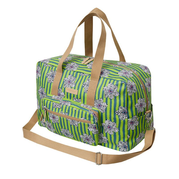 SoGood-Candy Weekender Bag - Zebra Flowers