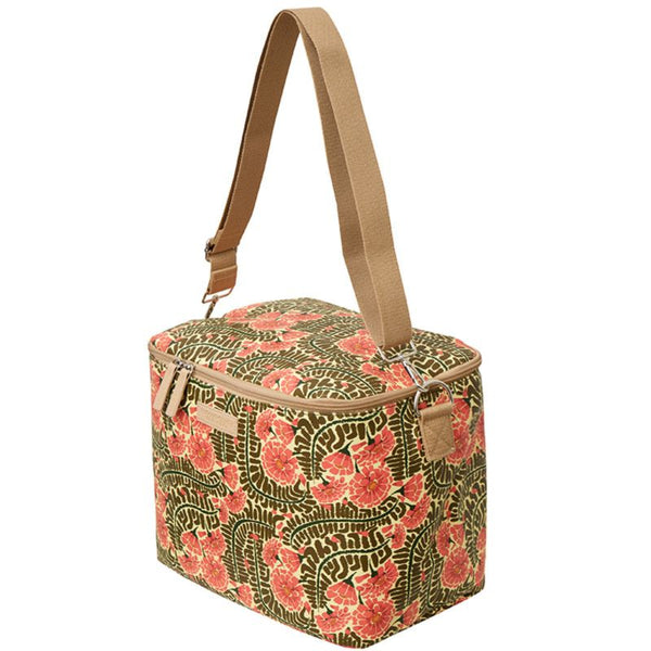 SoGood-Candy Picnic Cooler - Pink Floral Fern