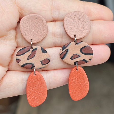 Polymer Clay Earring - LD645