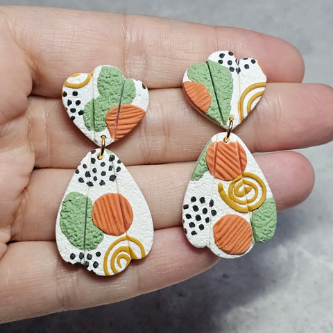 Polymer Clay Earring - LD617