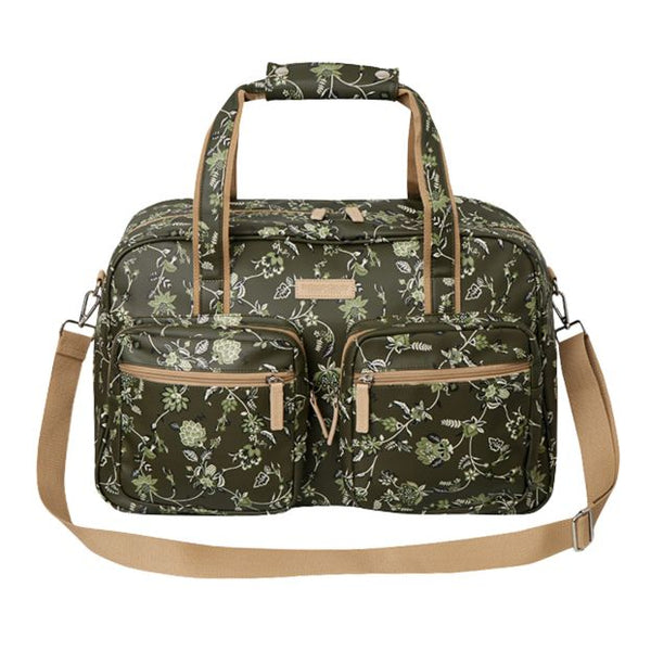 SoGood-Candy Weekender Bag - Green Floral
