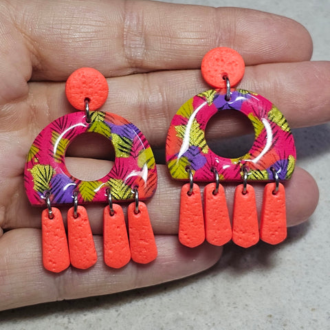 Polymer Clay Earring - LD598