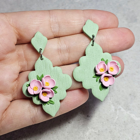 Polymer Clay Earring - LD611